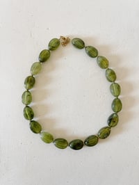 Collier EDEN // Vert olive 