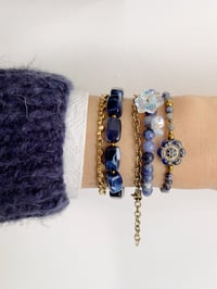 Image 2 of Bracelet EDEN // Bleu nuit 