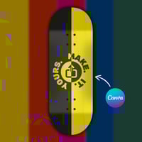 Image 1 of Custom Split Ply Fingerboard Deck