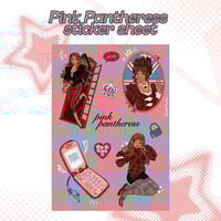 Image 2 of PINK PANTHERESS STICKER SHEET