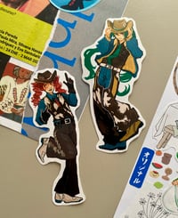 MIKU & TETO COWBOY STICKERS 