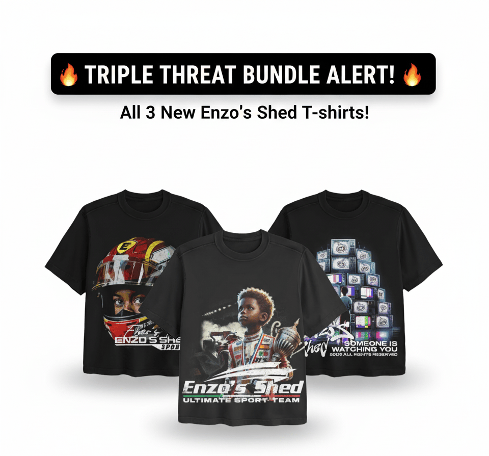 Image of Racers Edge, Future Champ, The Watchers (3 Shirt Bundle)