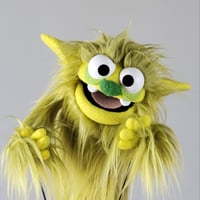 Image 1 of The GOBLIN Critter Monster Puppet in Green