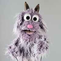Image 1 of The GOAT?? Critter Puppet in Two-Toned Purple