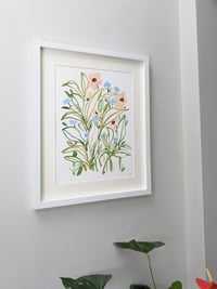 Image 2 of Pink Daisies and Cornflowers