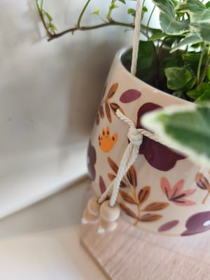 Image of   Pot suspendu feuillage automne 