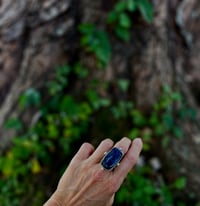 Image 2 of The Relic Ring - Blue Labradorite Ring Sterling Silver 