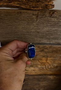 Image 1 of The Relic Ring - Blue Labradorite Ring Sterling Silver 