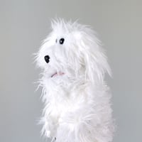 Image 3 of The DOG Critter Puppet in White
