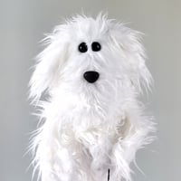 Image 1 of The DOG Critter Puppet in White
