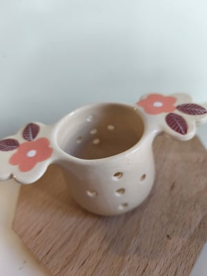 Image of   Infuseur à tisane fleur rose 