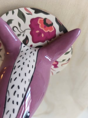 Image of  Trophée loup prune