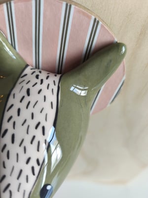 Image of  Trophée loup kaki