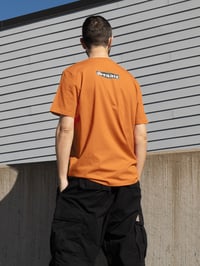 Image 3 of Senate "Halo" Midweight T-shirt - BURNT ORANGE