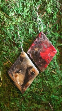 Agate Diamond Amirite Earrings