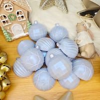Image 1 of Snowkissed 5pk Baubles