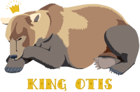 Image 1 of Katmai Brown Bear Otis Tea Towel