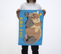 Image 3 of Katmai Brown Bear Otis Tea Towel