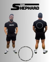TEAM SHEPHARD "TO THE MOON" FITTED TEES