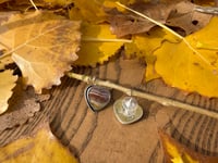 Image 2 of Crazy Lace Heart shaped Earrings