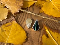 Image 2 of Black Buffalo Earrings 