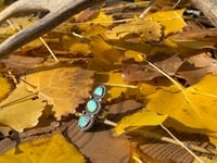 Image 3 of Assorted Turquoise 3 stone ring