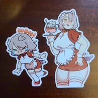 maid pup stickers