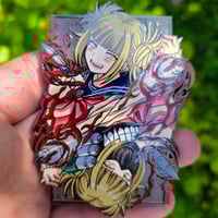 Image 3 of Queen of Hearts Pin (Sandblast Card)