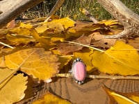 Image 1 of Pink Conch silver ring
