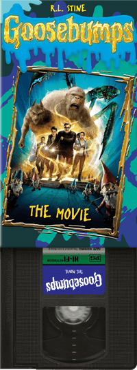 Image 1 of GOOSEBUMPS: THE MOVIE Custom VHS