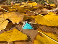 Image 1 of Kingman Turquoise Mountain Ring