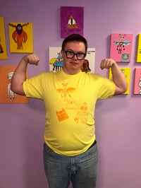 Am Here Tomorrow T-Shirt (Yellow & Orange)