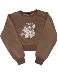 Image 1 of Badways Sweatshirt Womens - Brown