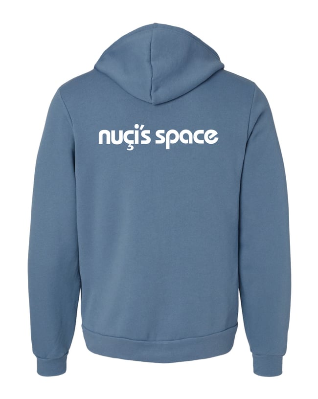 Nuçi's Space Zip-Up Hoodie (Steel Blue)