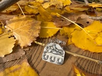 Image 1 of Horse with Horseshoe necklace 