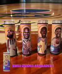 Image 1 of Lakers Legend Player Prayer Candles – Shaq, LeBron, Magic and More