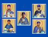 Image 1 of Former Los Angeles Dodgers Inspired Player Prayer Candle - Sports Lover Gift Idea