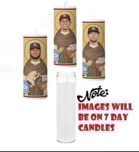 Image 2 of NEW DESIGN - Padres Player Prayer Candles