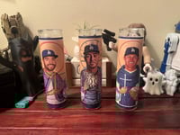 Image 2 of Former Los Angeles Dodgers Inspired Player Prayer Candle - Sports Lover Gift Idea