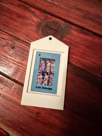 Image 3 of Set 3 - Los Angeles Dodgers Themed Lotería Ornaments/Gift Tag - Perfect Gift for Fans!