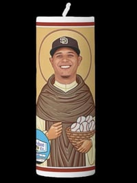 Image 5 of NEW DESIGN - Padres Player Prayer Candles