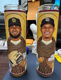 Image 6 of NEW DESIGN - Padres Player Prayer Candles