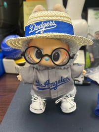 Image 3 of Baseball Inspired Labubu: Uniform, Hat, Ohtani, Freeman, Betts, Blue Crew, Cap