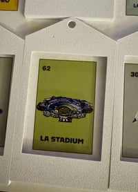 Image 5 of Set 3 -2024 Dodgers Themed Lotería Ornaments/Gift Tag - Perfect Gift for Fans!