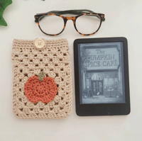 Image 7 of Pumpkin Book and Kindle sleeve Crochet Pattern