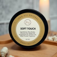 Image 1 of SOFT TOUCH BODY BUTTER 8OZ