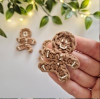 Image 5 of Mini Gingerbread Man Crochet Pattern