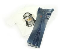 Image 3 of NL Wide Leg (Shredded) Denim 