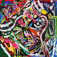 “The Weeping Muse in Neon”