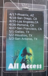 Image 3 of All Access Laminate, 2025 West Coast tour